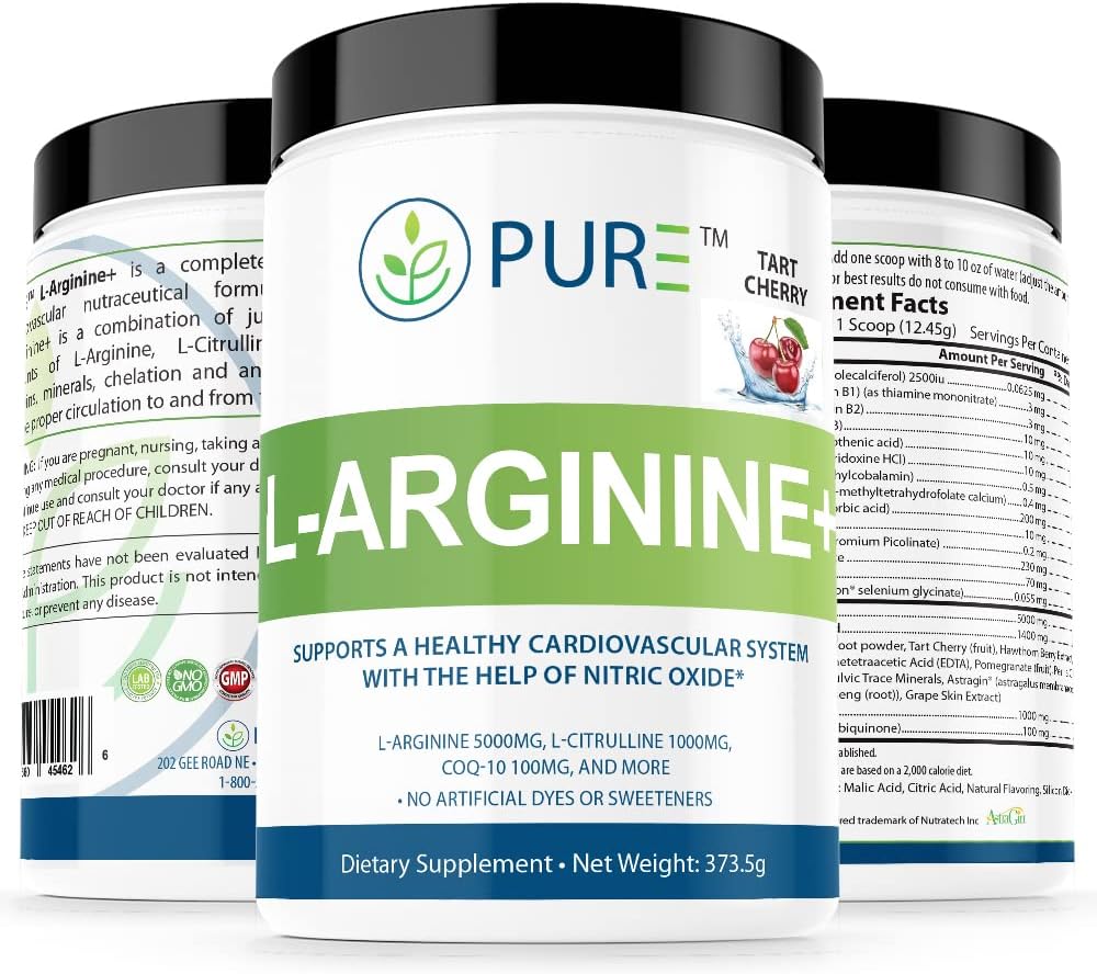 普雷尔L-阿吉宁+L-阿吉宁+,L-阿吉宁L Citrulline CoQ10和更多! 支持血压、胆固醇、能源、血液流动、肌肉发育和更多(热带芒果)