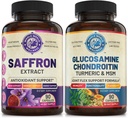 Pure Saffron 提取 & 高级联合支持套装(每套一个瓶). 支持Mood,Energy Boost,Metabolic函数和联合健康. 美国制造。