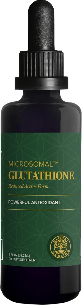 全球愈合中心 - Glutathione 补充 - 微粒L-Glutathione(减产) 250mg - 抗氧化物微粒技术对于你的身体比Liposomal Kind更具有生物性 - 2 Fl Oz
