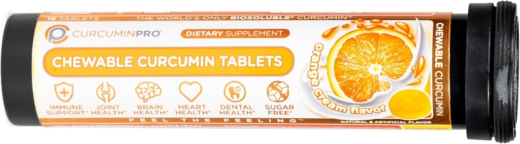 (原始内容存档于2019-10-03) (英语). Chewwopro Chewblets 生化溶解有机曲霉素 Curcumin – Free – Sugar-Free – Movement support – 18 Counter – 橙汁 Flavor