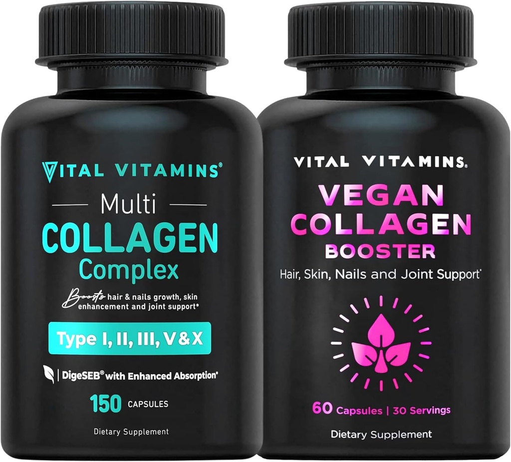 维他命维生素 多科拉根药丸(150厘米) + Vegan Collagen 推进剂(60厘米)