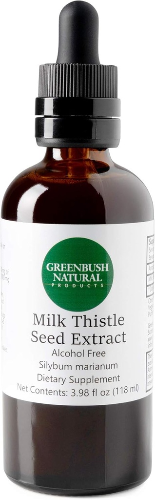 Greenbush Milk Thetle 聚焦 QQ 4 oz 液体提取 QQ 肝脏健康