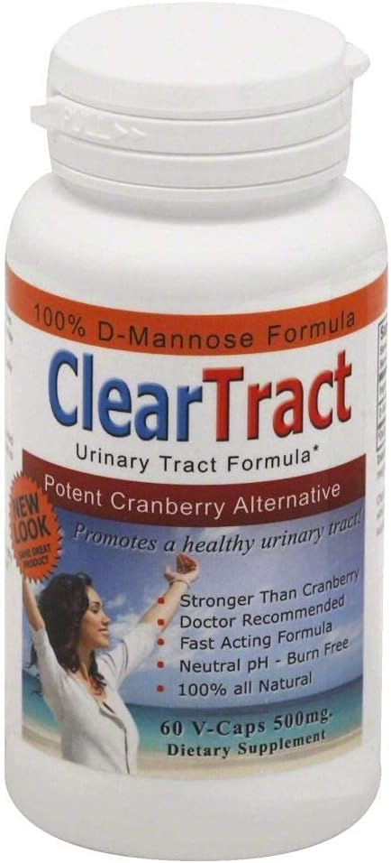 Cleartract D- mannose, 60 Caps by ClearTract (Pack of 3) 3 (简体中文).
