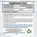最佳天然L-Carnitine 1000毫克和L-Glutanine 1000毫克
