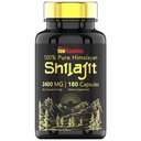 Tnvitamins Shilajit Capsules 2400 MG - 180 Capsules 100% 纯喜马拉雅 Shilajit Capsules for Men & Women | Shilajit Resin 补充 | 3个月供应! | 非GMO, Gluten-Free