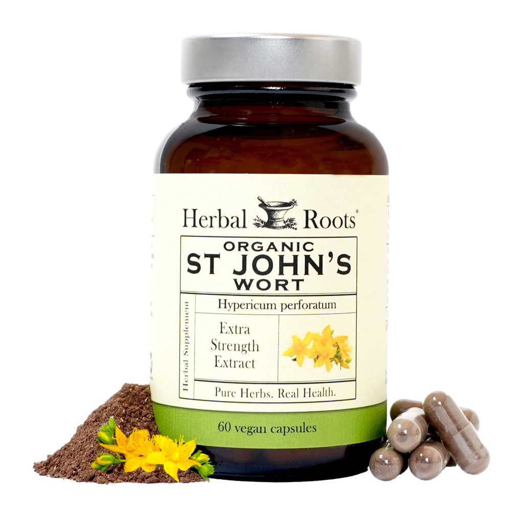 草根(St Johns Wort Capsules) | | 450 mg / service | 纯 圣约翰(Pure St. John) Worts with no Binders 或 fillers 非 GMO | 60 Vegan Capsules