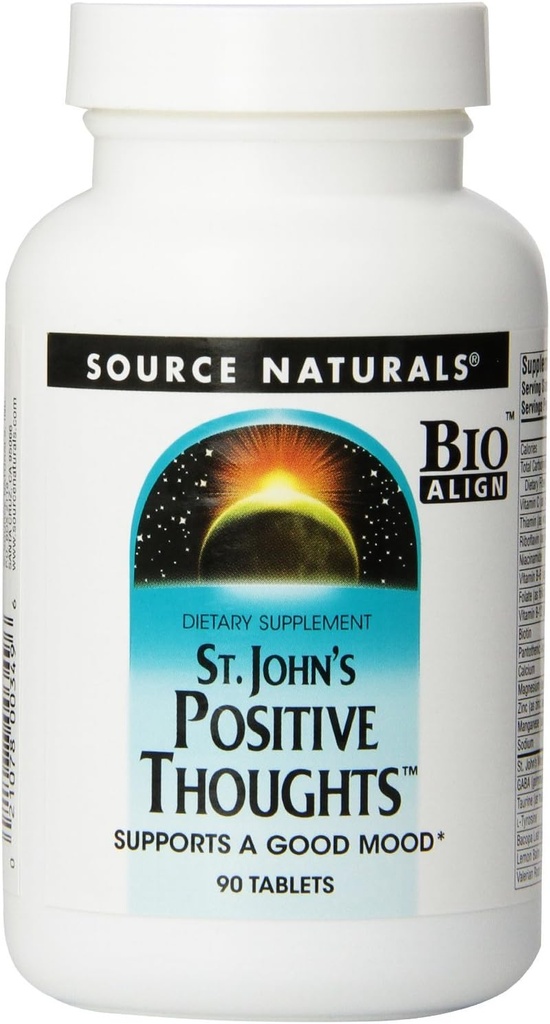 来源: Naturals St. John's Public Thinks Herbal 补充药 - 90块平板药(2包)