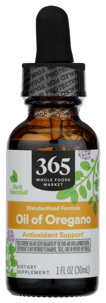 365 全食品市场,Oregano液体提取油,1 Fl Oz