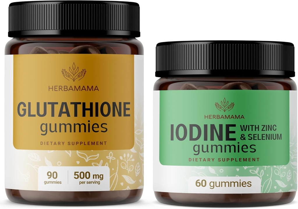 HERBAMAMA Glutathione和碘基基-500毫克