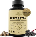 与 Quercetin & Grape 种子 – 850mg 草本植物混合剂、高可能性多酚和一般健康抗氧化剂 – 60 Vegan Capsules