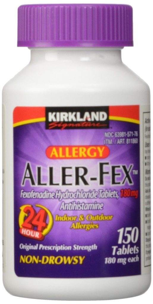 Kirkland 签名 Aller-Fex - 180mg, 150 平板电脑 Kirkland-um