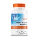 医生最佳Alpha-Lipoic酸600,支持抗氧化剂功能与甘油平衡,非GMO,Gluten Free,Vegan,Soy Free,600 mg,60 Veggie Caps