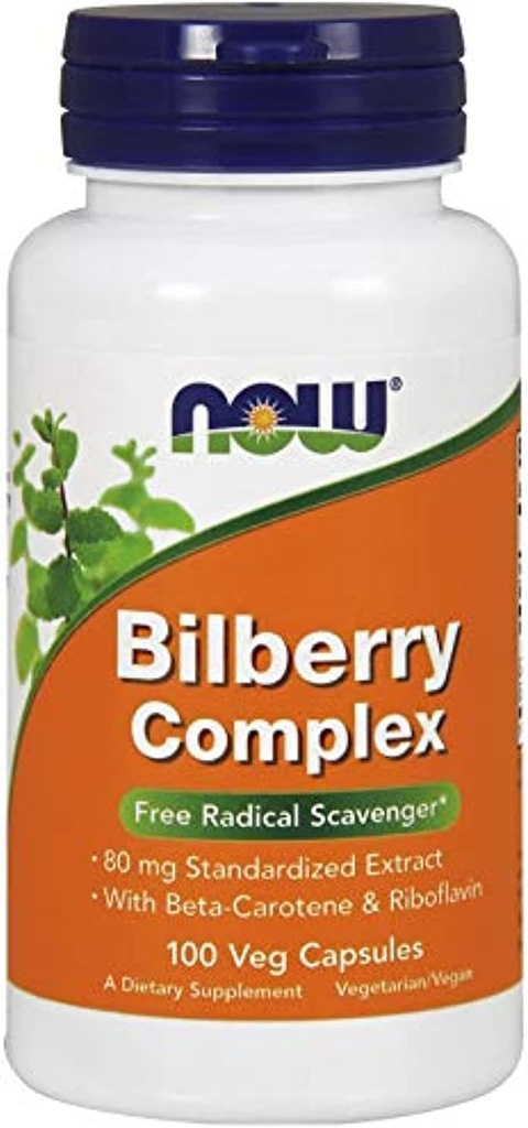 现在的食物 Bilberry comp 80Mg, 100 Count
