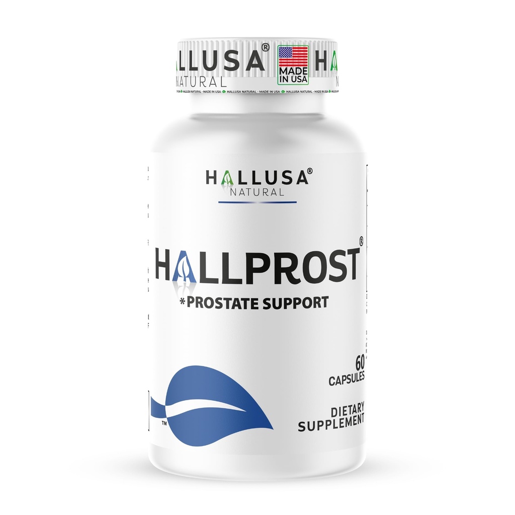 Hallusa Natural Hallprost – 男子700mg的Blend Saw Palmetto * – 前列腺健康补编 – Pygeum Africanum & Pumkin种子 – Urinary Tract 函数 – 频繁的 Urination & Bladder 支持 – 60 cm