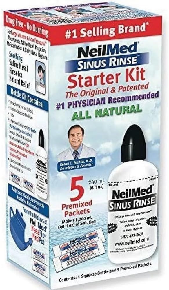 Neilmed Sinus Rinse Starter Kit (Pack of 2) (英语).