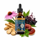 MunoMax - 高级免疫支持补充剂 - 液体交付以更好地吸收 - Echinacea, Astragalus, Reishi, Goldenseal, Elderberry & More!
