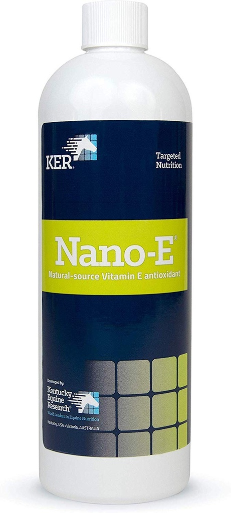 肯塔基 Equine Research Nano - E:天然来源维生素E 抗氧化剂,用于马,450毫升