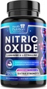 氮氧化物助推器 2560mg - 超强力 L Arginine & Citrulline 补充供男性和女性使用 - Premium Muscle 支持氮化物助推器 - 自然能源和心脏健康支持 - 180 Capsules