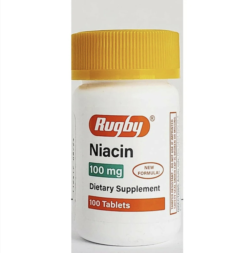 5 - NIACIN TAB 100MG 橄榄球 100TB Watson Labs, INC (PSI) NO Post