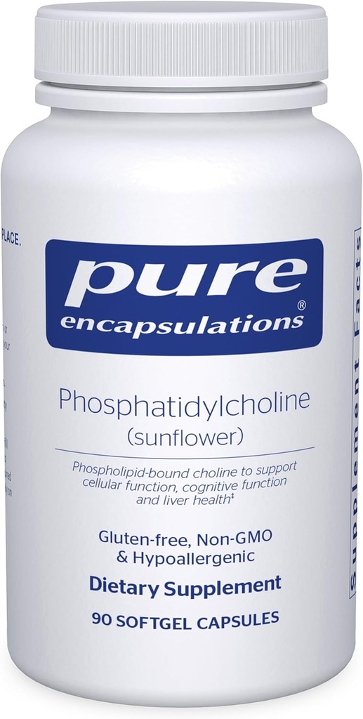 纯封装 Phosphatidylcholine 支持细胞和认知功能及肝脏健康 90软胶卡普尔