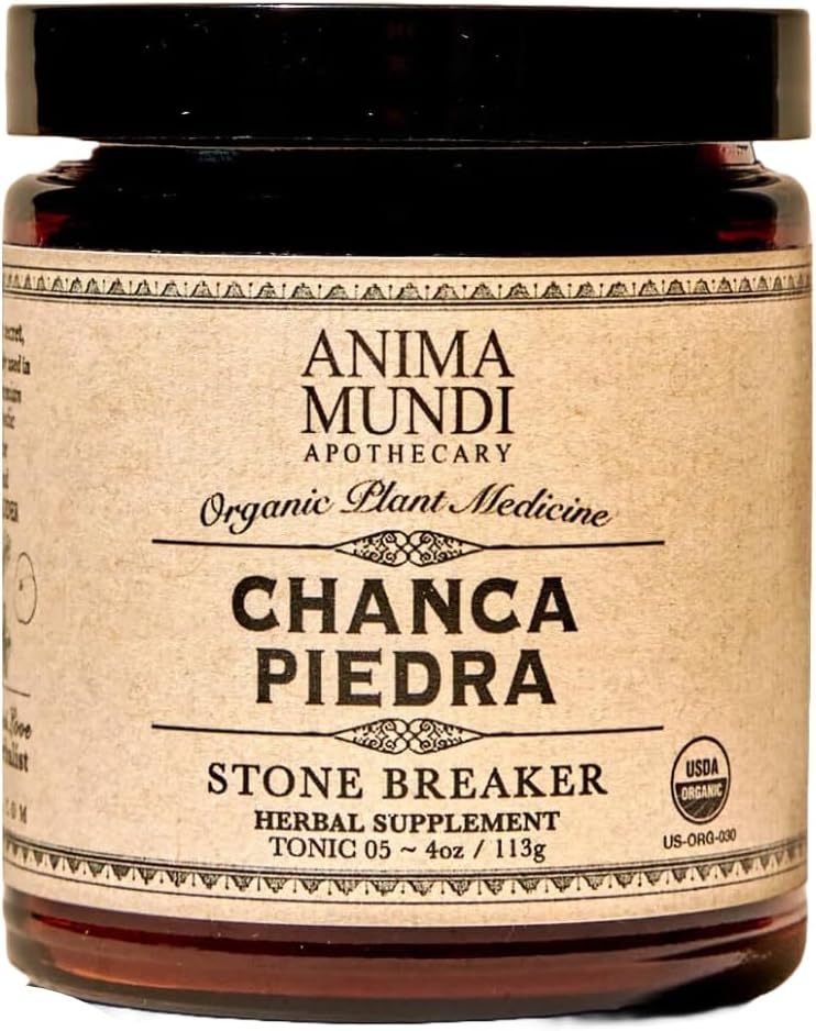 Anima Mundi Apothecary 断石器 Chanca Piedra 茶粉 - 野生的 Chanca Piedra 提取器 - Liver, Gallbladder & Kidney 清扫支持(4oz / 114g)