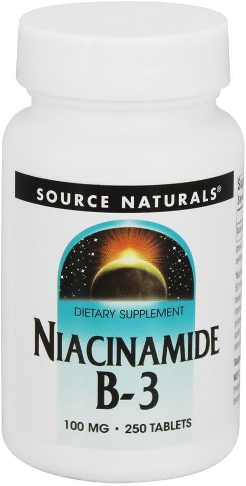 资料来源:Naturals Niacinamide B-3 100mg 元数据支持 - 250平板