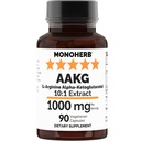 MONOHERB AAKG - L-Arginine Alpha-Ketoglutarate - 1000毫克 - 90 植物胶囊