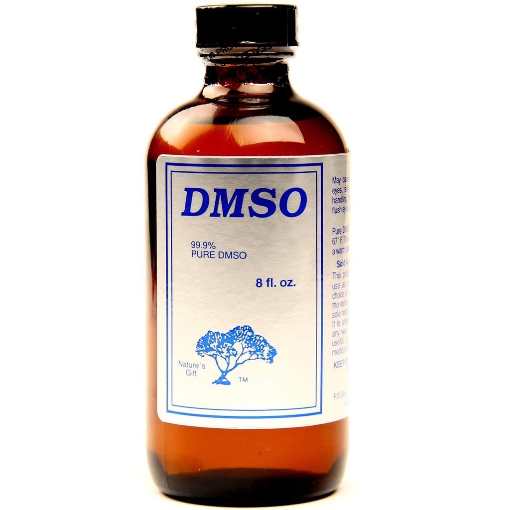 自然礼物 99.9% DMSO 液体 - 玻璃瓶 8 Fl Oz