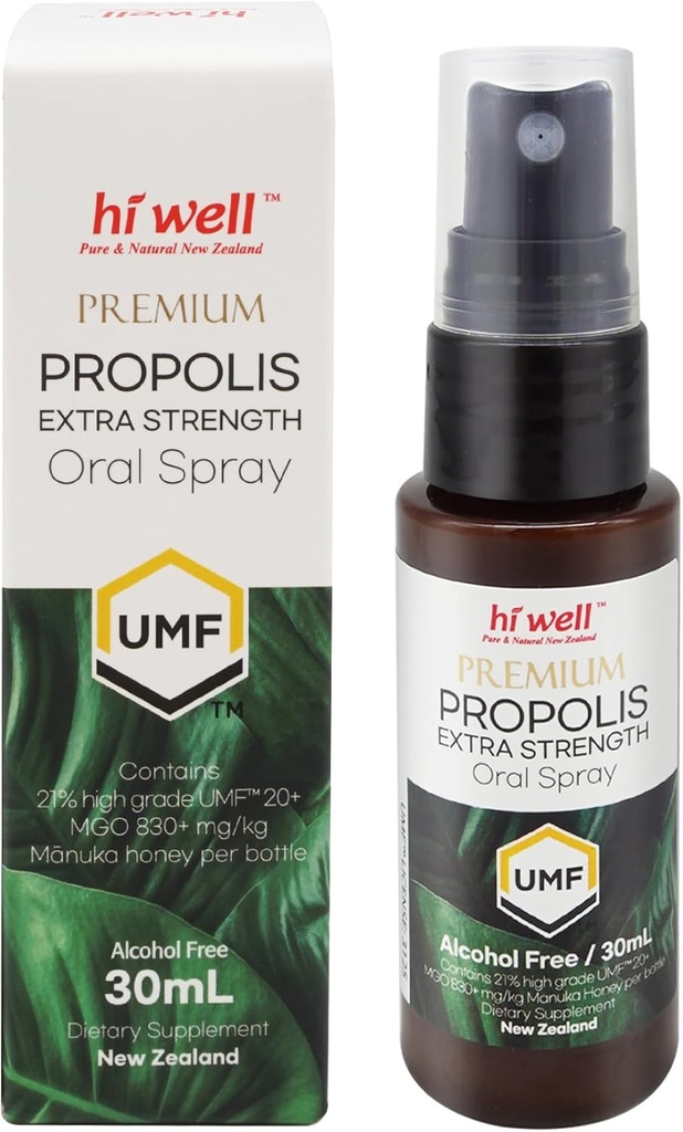 Hi Well Premium Propolis Extra strong MGO 830+ 口腔喷雾30ml