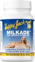 HAPPY JACK 牛奶养狗和护理用品、女性狗和健康的垃圾牛奶生产援助、带有维生素B1的产前维生素(2 oz)