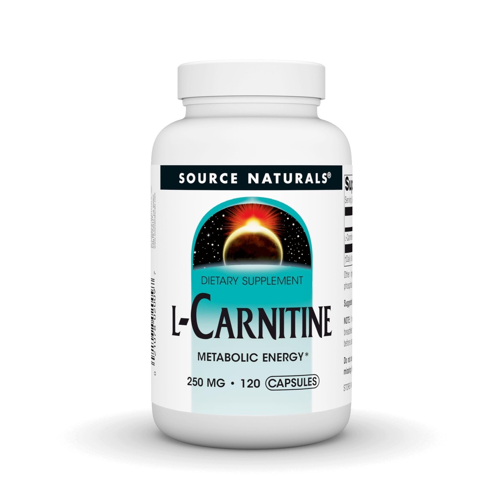 资料来源:Naturals L-Carnitine,Metabolic Energy*,250mg - 120卡普尔