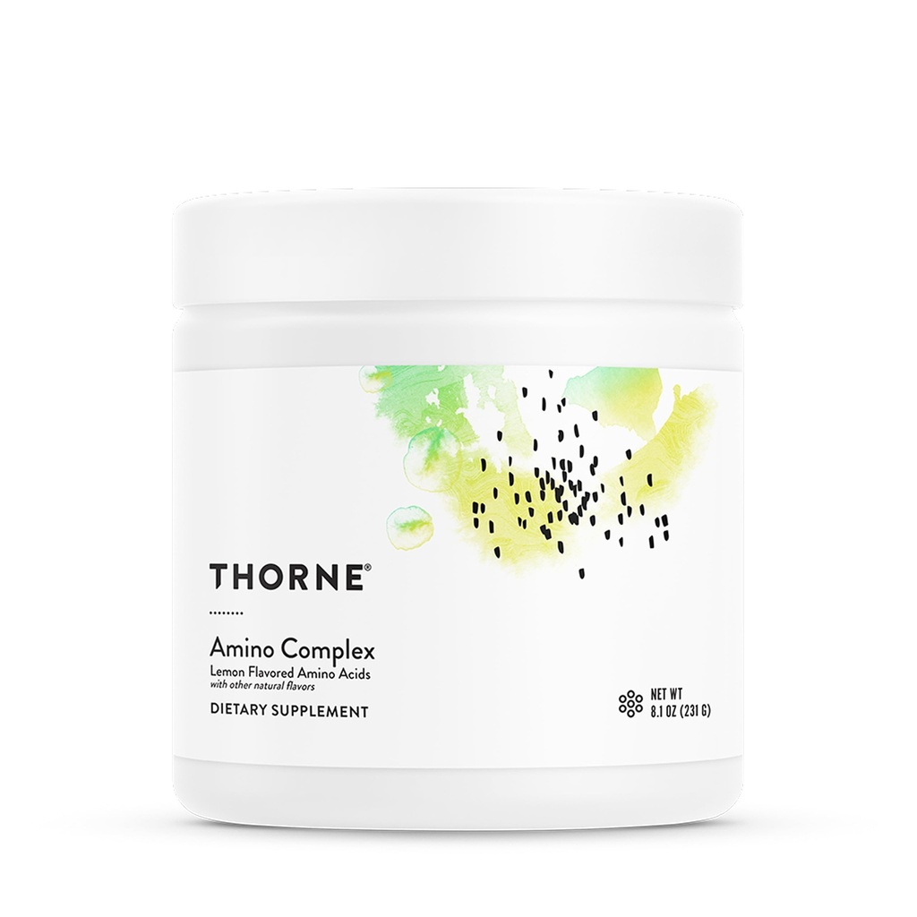 THORNE - 氨基复合物 - 临床上经过验证的EAA和BCAA预选或后期的粉末 - 促进精益肌肉质和运动恢复* - NSF体育认证 - 30种服务 - 8.1 Oz - 柠檬