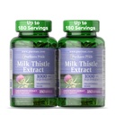 清教徒的 Pride Milk Thetle Silymarin 4:1 浓度 提取 200 mg (1000 Mg 等价) 肝脏支持的饮食补充, 6个月供应, 180 Cole 2-Pack