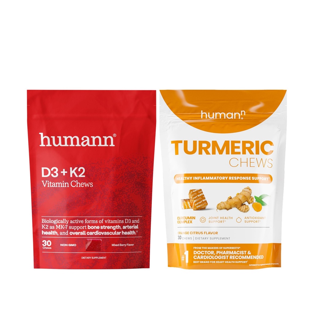 人类 D3 和 Turmeric 咀嚼
