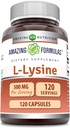 L-Lysine 500毫克氨基酸补充剂