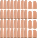 ANCIRS Gel Finger支持保护者手套,Gel Finger Cots/Covers - 不同尺寸的硅酮指尖用于手裂,Eczema皮肤(40pcs)