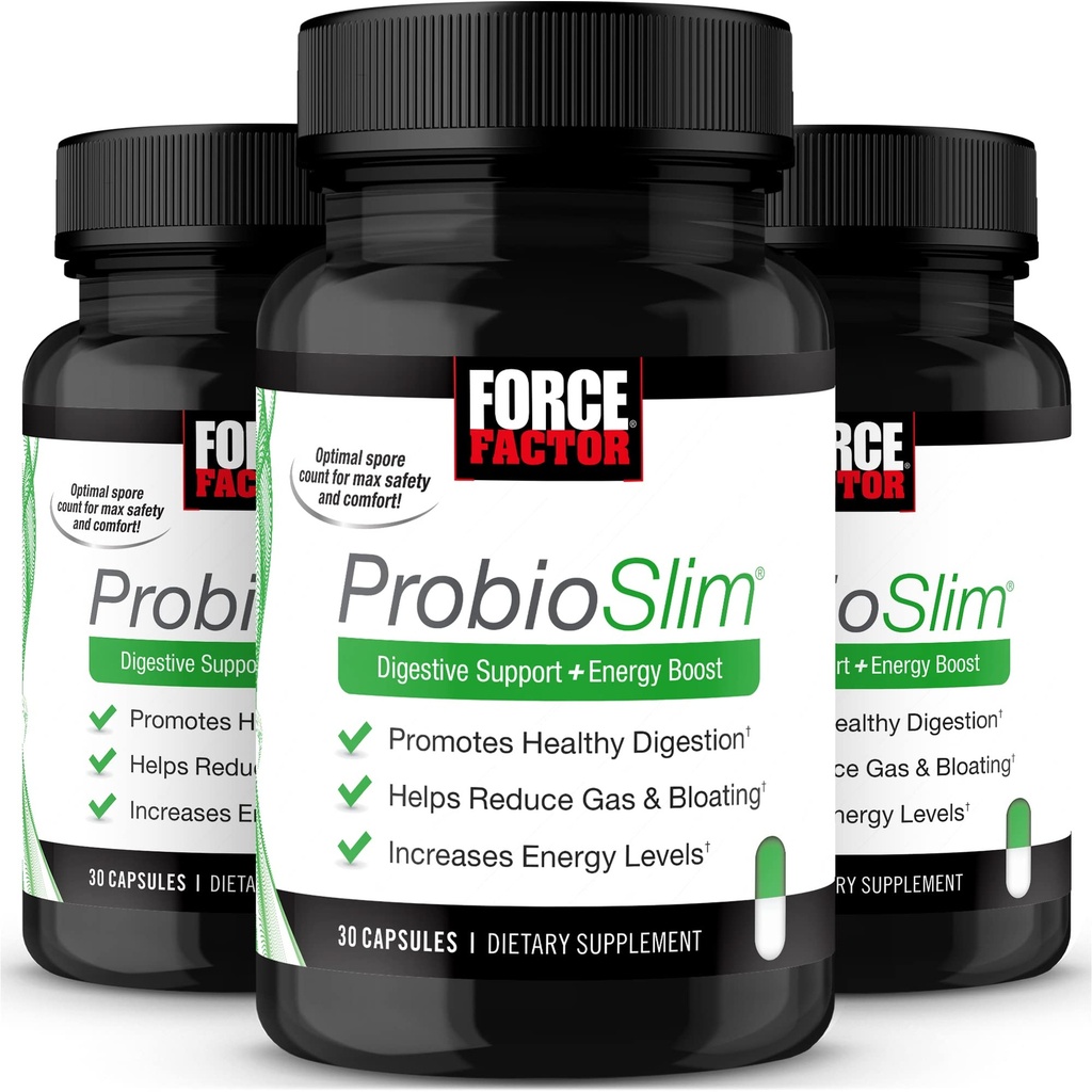 强制因素 ProbioSlim, " 人工增生补充剂 " 和 " 绿色茶叶提取剂 " 、 " 减少气体 " 、 " 布洛廷 " 、 " 便秘 " 、 " 支持消化健康 " 和 " Gut健康 " ,30 Counter (3包)