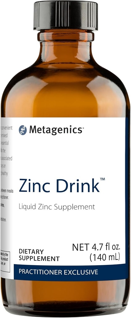 冶金剂 锌饮 - Trace Mineral - Immune Systems & Ezymes Support* - 配有硫酸锌 - 非GMO, Gluten-free, Vegetarian - 4.7 fl oz