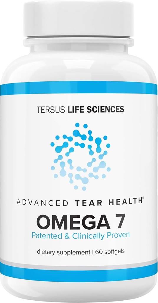 Cardia 7: 泪水健康 - 60计 - 高级干眼 - Omega7 天然 - 辅助干眼,泪水质量和苏打刺激