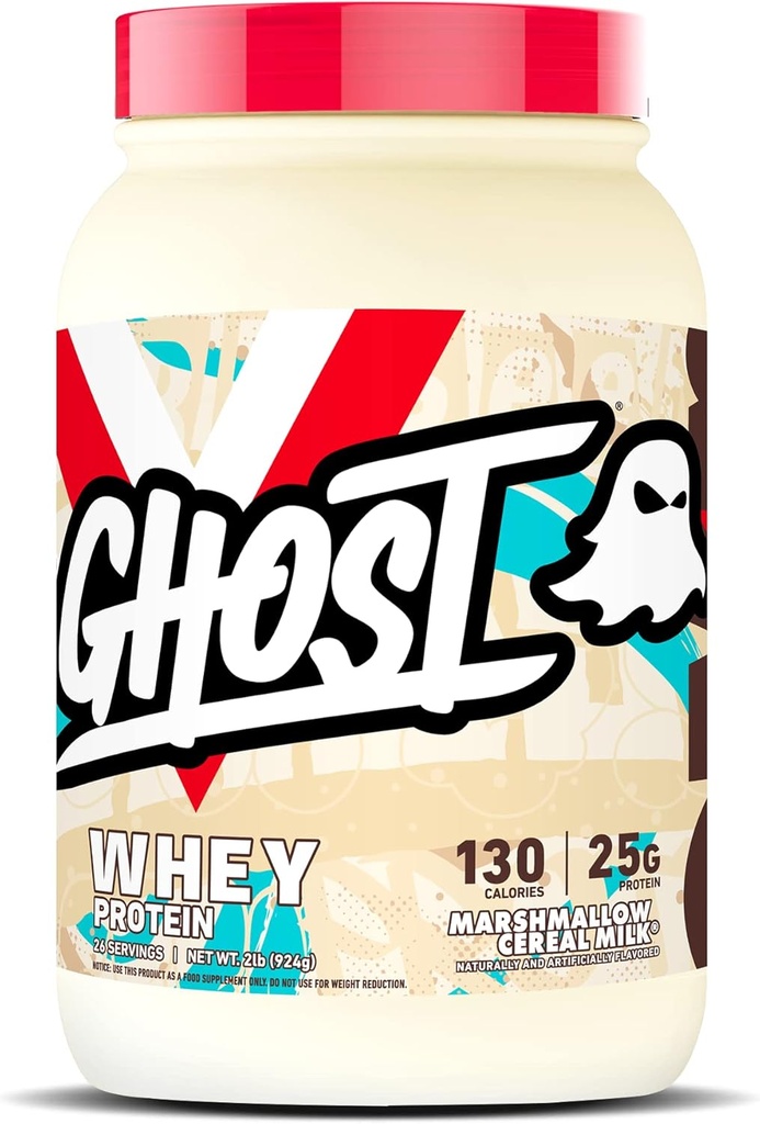乔治 Whey蛋白粉,Marshmallow Creal Milk - 2LB, 25G of Protein - Whey蛋白混合剂 - "后工作适合和营养摇摆","平滑","烧烤与烹饪" - "无豆和葡萄糖"