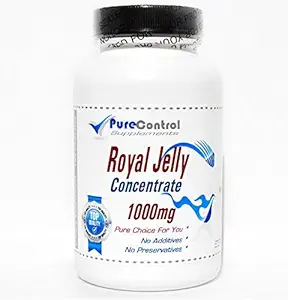 皇家Jelly 将1000mg // 200 Capsules // 纯 // 纯 / 由纯 控制补充