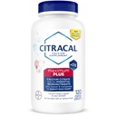 Citracal 最大加量,650 mg Calcium Citrate, 容易吸收和高溶解度 25 mcg (1000 IU) 维生素D3, Bone 健康支持, Calcium Suppose for Ages 12+, 120 Count (Package May Vary)