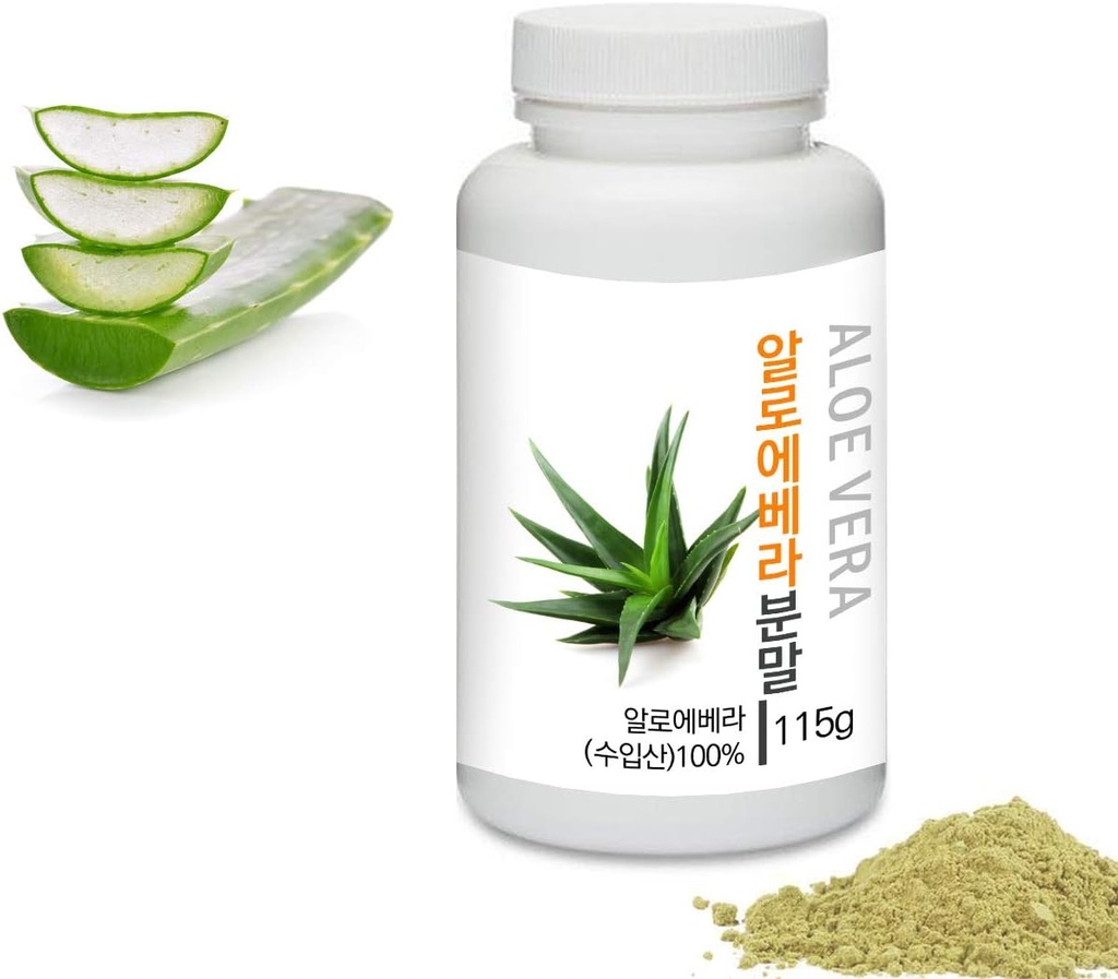 [药草粉]天然阿罗耶韦拉王子  Extract 알로에베라 분말, 4.0oz / 115g(阿罗耶韦拉/알로에베라)