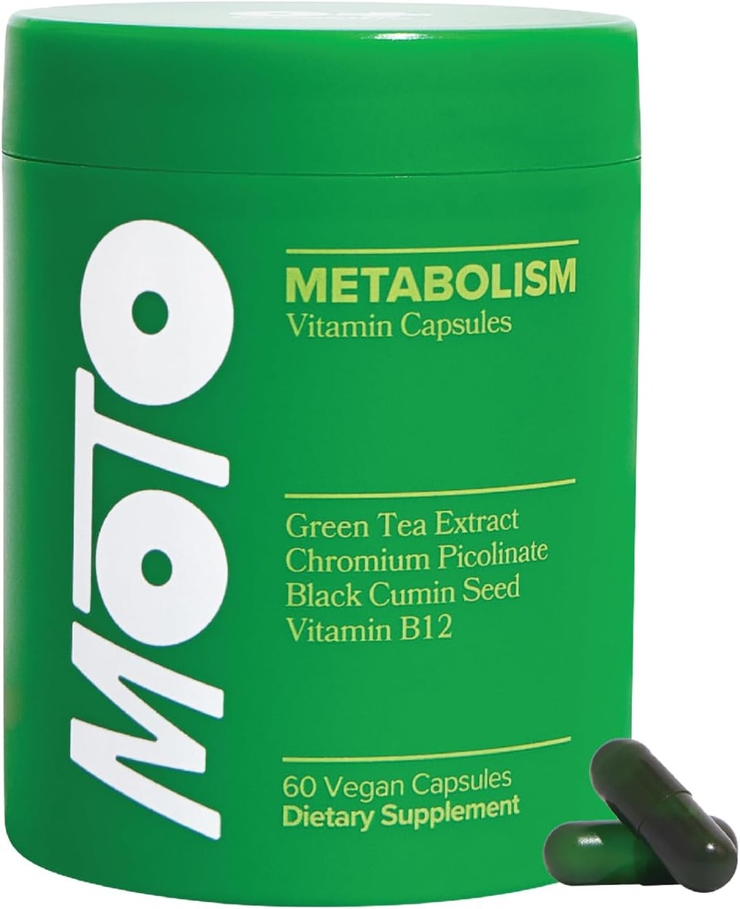 O Positiv Moto 妇女代谢支助——能源、弯曲、健康代谢——Vegan Capsules,30名服务员