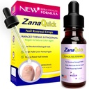 ZanaQuick extra strong Toenail & Fingenail 修补液滴 - 粗、损坏和涂色钉的钉护更新 - 1 Pack, 0.50 fl oz