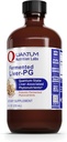 QNL发酵的Liver-PG - Vegan Liver Aid Supplement - 包含有机图尔克和牛奶酸盐 - 女性和男性的Liver支助补编 - 8 fl oz