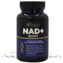 无年龄的NAD 女性和男性补充物 高纯度300mg Nicotinamide Riboside 氯  NMN 抗衰老辅助能源、重点、体型和认知功能补充物 30 计