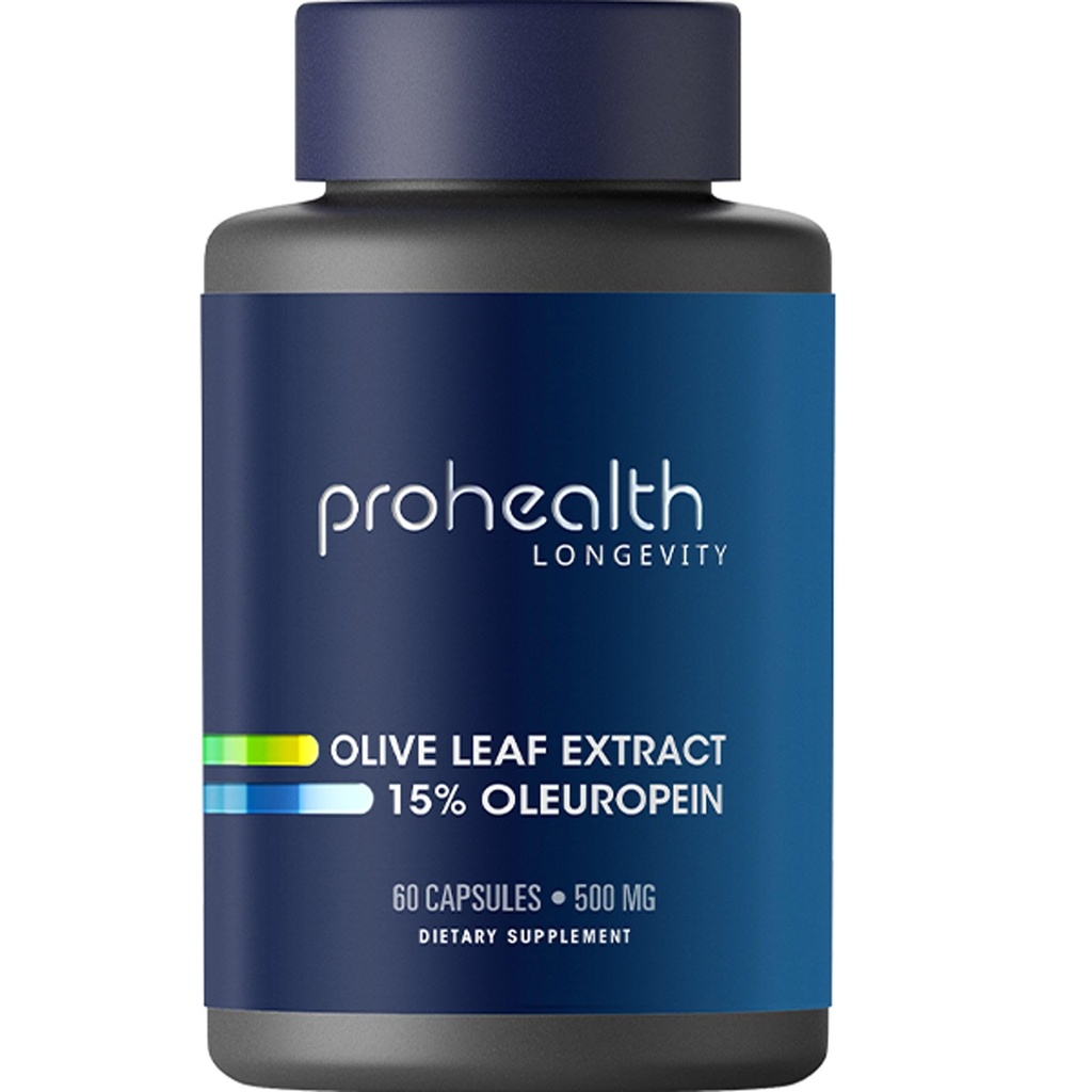 亲健康橄榄叶提取剂(15% Oleuropein)(500毫克,60枚Veggie Capsules)