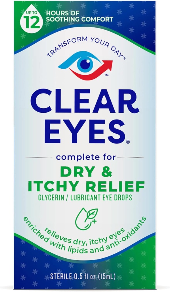 清眼干燥和痒眼救眼液,0.5 Fl Oz