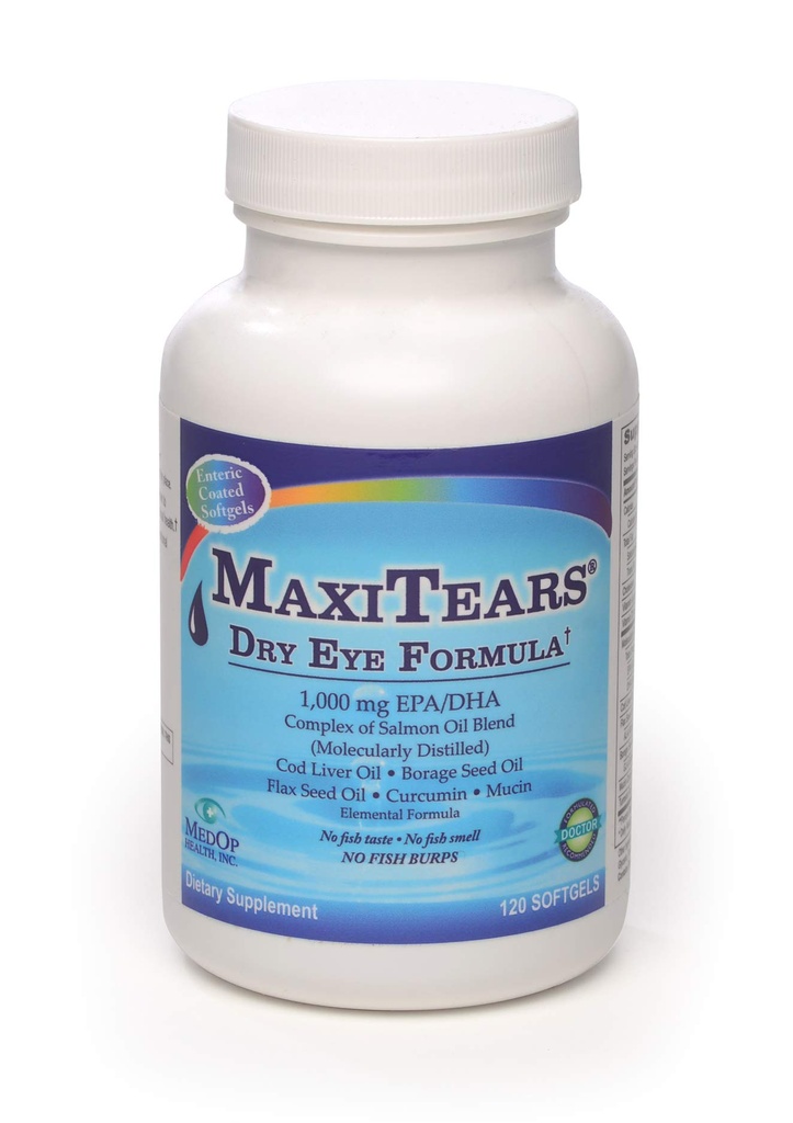 MeDOp MaxiTears 干眼方程式 120 软胶, 1瓶